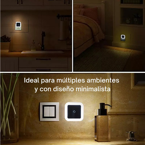 Espanta Cuco Luz Led De Noche Con Sensor