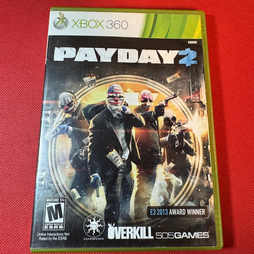 Payday 2 Xbox 360 Original  A