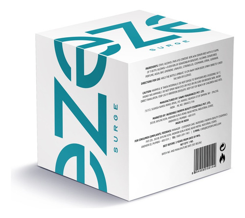 Eze Surge Eau De Parfum 75 ml para homens
