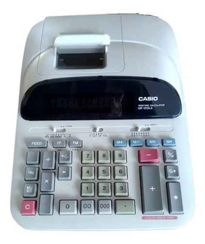Calculadora Sumadora Impresora De Escritorio Casio Dr-1212la