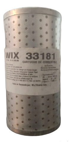 Filtro Combustible Motores Caterpillar 33181 1r-0724 Wc-1166