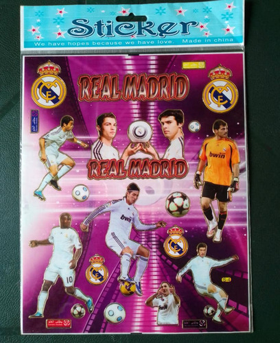 Set De Stickers Del Real Madrid