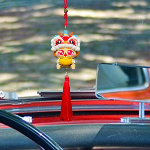Colgante De Coche Con Estatua De Dragón, Colgante Estilo A