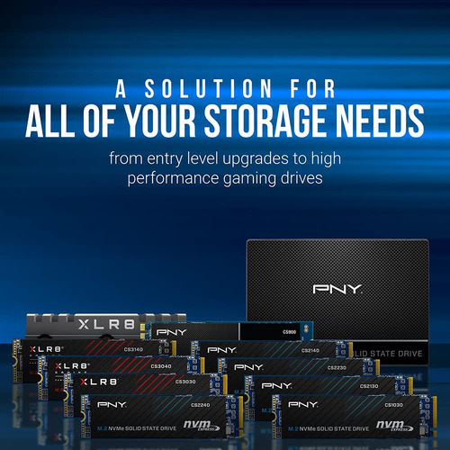 Pny Cs2230 Ssd M.2 Nvme De 1tb Almacenamiento Rápido Y Efi