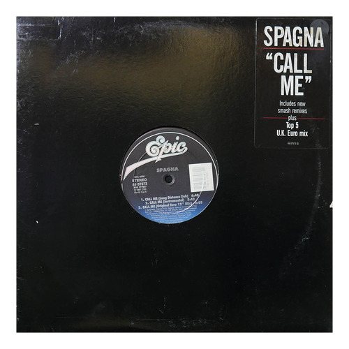 Spagna - Call Me | 12  Maxi Single Vinilo Usado