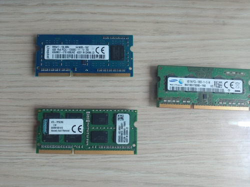 Memoria Ram Para Laptop Ddr3 4gb, 1xr8 | 2xr8, Pc3l 12800s (Usado)