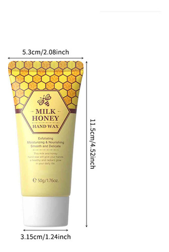 Máscara De Manos Hidratante Y Humectante O Milk Hand Wax 100
