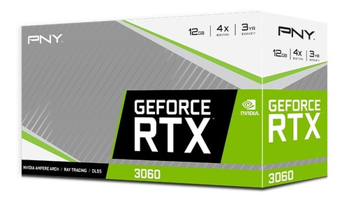Imagen 8 de 8 de Placa De Video Pny Xlr8 Rtx 3060 12g Gddr6 Nvidia