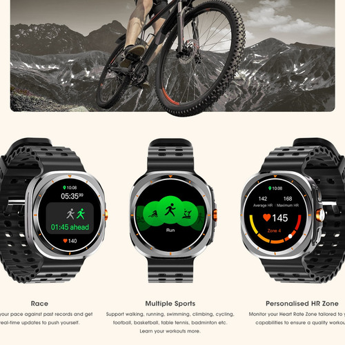 Smartwatch Ultra Serie 10 Compatível Com iPhone 11 12 13 14