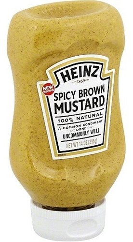 Heinz Spicy Brown Mustard Mostaza Picante Nuevo Import