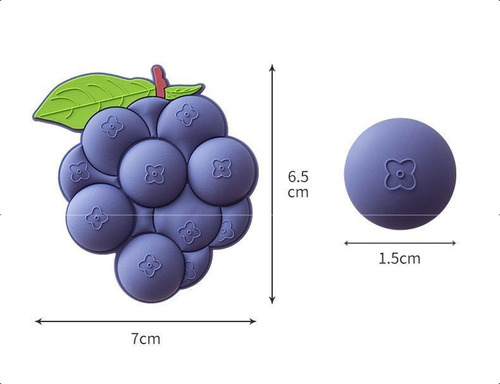 Refrigerador Magnético Acrílico Con Pegatinas De Guisantes Y