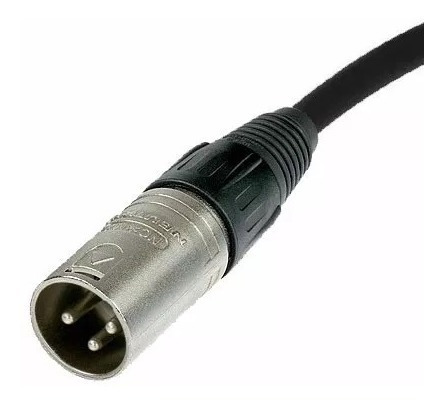 Cable Audio Xlr Canon Macho Plug Ts Mono Neutrik 25cm Cabtec