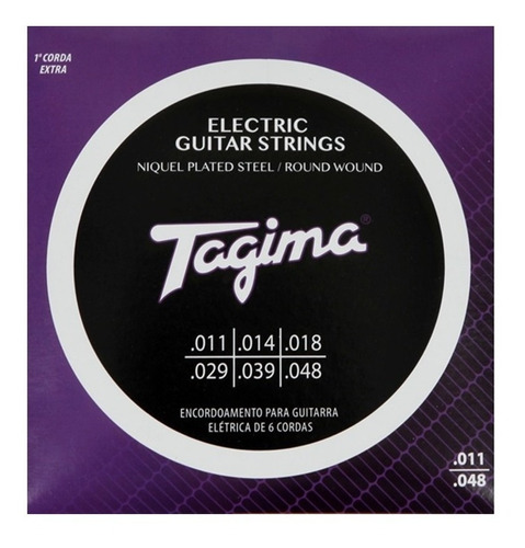 Encordoamento Para Guitarra Tgt 011 Tagima Tgt011 Guitars