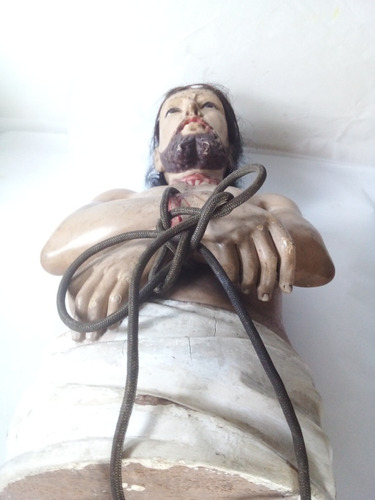 Escultura Em Madeira Cristo Século X I X Português (Usado)