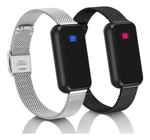 Juego De 2 Pulseras Táctiles De Larga Distancia: Personas Te
