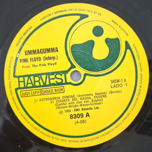 Pink Floyd - Ummagumma (1969) Argentina - Vinilo / Lp (Usado)