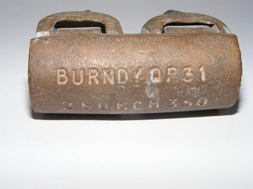 Conector Mecánico Burndy (empalme) Qr31 De 250-350 Mcm (Usado)