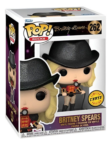 Chase Britney Spears 262 Funko Pop Circus Rocks Nuevo