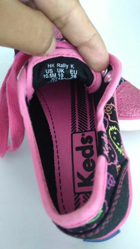 Zapatillas De Niña Hello Kitty - Keds -talla 10.5