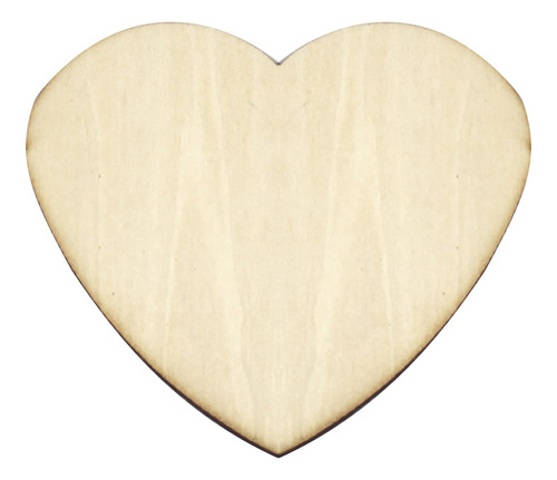 400 Unidades De Adornos De Madera Con Forma De Corazón De Me