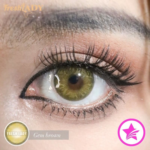 Imagen 2 de 10 de Freshlady - Gem Brown Lentes De Contacto
