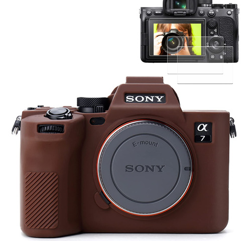 Funda De Silicona Para Sony Alpha 7 Iv, A7m4, A7 Iv Cafe