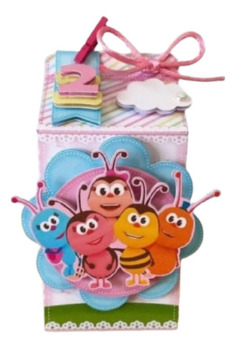 23 Cajitas Milk Box En 3d De Bichikids
