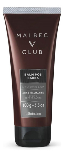 Bálsamo para después del afeitado Malbec Club 100 g de O Boticário