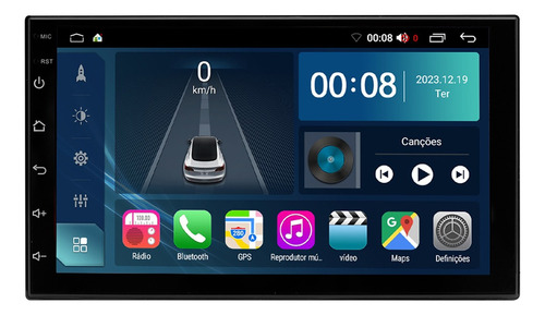 Multimidia Aikon Core Red Universal 1din 7p Android 2/64gb