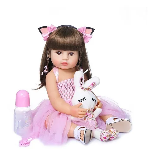  Reborn Bebe 55 Cm Muñeca Realista De Vinilo Silicona