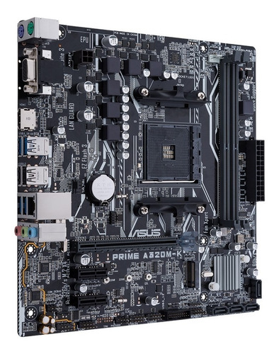 Imagen 6 de 8 de Motherboard Asus Prime A320m-k Am4 Ddr4 Usb 3.0 Hdmi A320