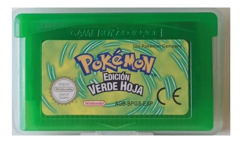 Pokemon Verde Hoja En Español Game Boy Advance (repro)