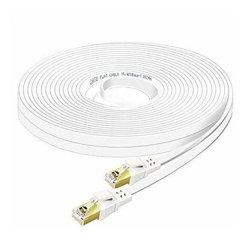 Cable Ethernet Cat8 De 25 Pies, Cable De Red Lan Cat8 Para E