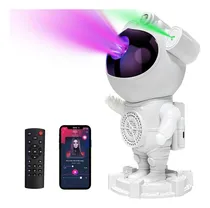 Comprar Astronauta Proyector Bluetooth Galaxia Estrellas Parlante Blanco