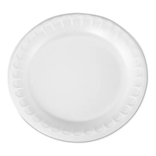 Plato Pastelero #006, Unicel, Pack 100 Piezas