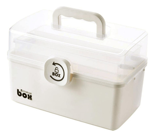 Caja Grande De Almacenamiento Home Box Con Asa De Transporte
