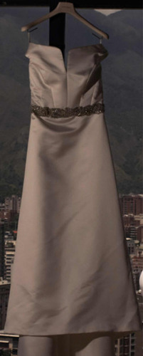 Vestido De Novia De Raso Blanco