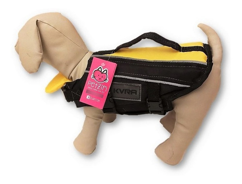 Colete Flutuador Salva Vida Cachorro Petzim Kvra P 5-8 Kg