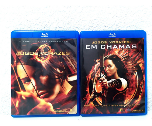 Jogos Vorazes 1 E Jogos Vorazes Em Chamas Blu-ray