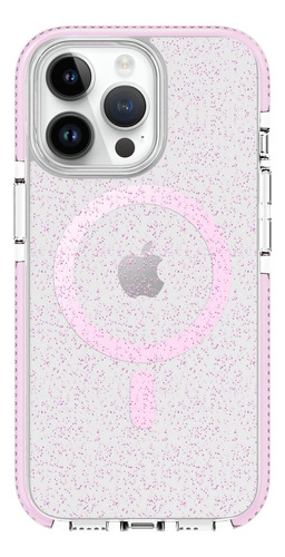 Funda Super Star Rosa Para iPhone 15 Pro