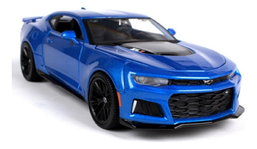 Maisto 2017 Chevrolet Camaro Zl1 Azul 1/24 Fundido A Troquel