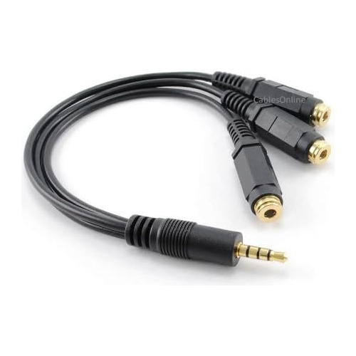 Cable Divisor De Audio Estéreo 3.5mm (1/8 ) Trrs 4pole...