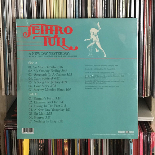 Vinilo Jethro Tull A New Day Yesterday Eu Import.