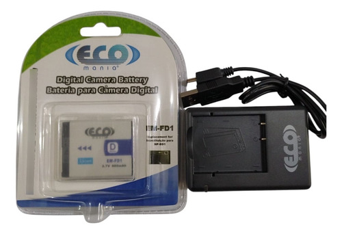 Kit Bat-eria Em-fd1/np-bd1 + Em-bcbd1 Para Cameras Dsc-tx1