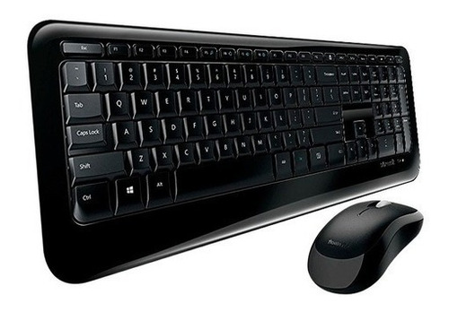 Combo Teclado + Mouse Microsoft 850 Inalámbrico Negro En Esp