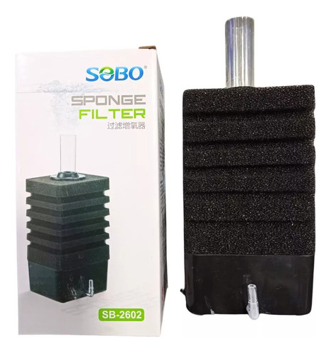 Filtro Esponja Sobo Sb 2602 Mecanico Biologico Crìa Aireador