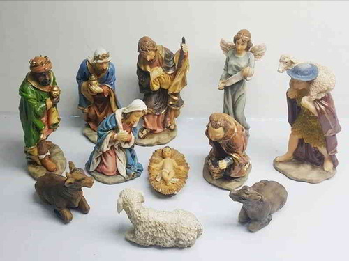 Pesebre Grande Con 11piezas De 30cm