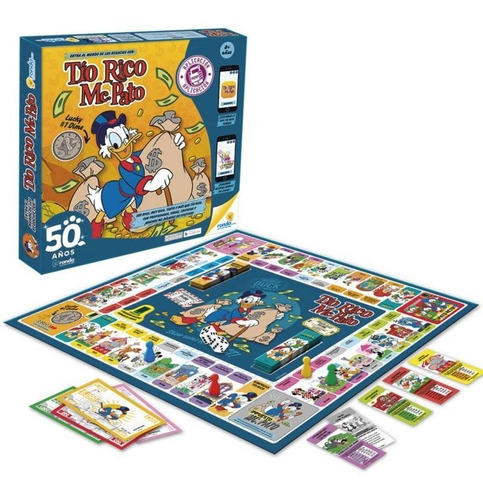 Tio Rico Mc Pato Original Juego De Mesa Familiar Monopoly 