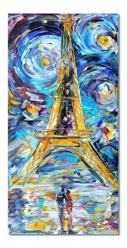 Imagen 3 de 10 de Cuadros-torre Eiffel 2,decorativo,95x60cm-16k Resolución