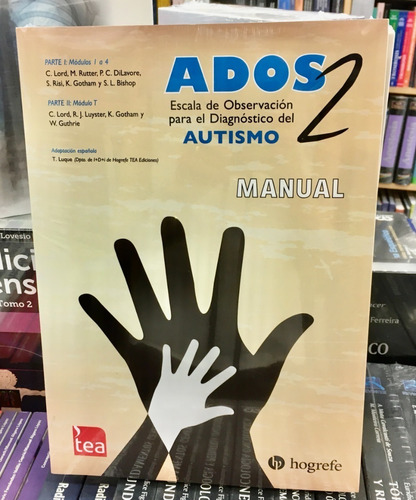 Ados 2 Escala De Observación, Diagnóstico Del Autismo Manual